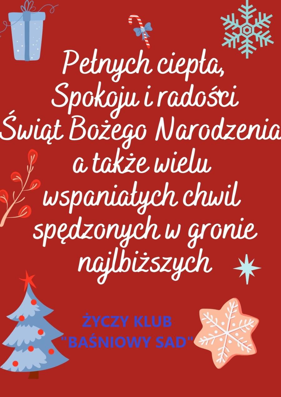 WESOŁYCH ŚWIĄT!